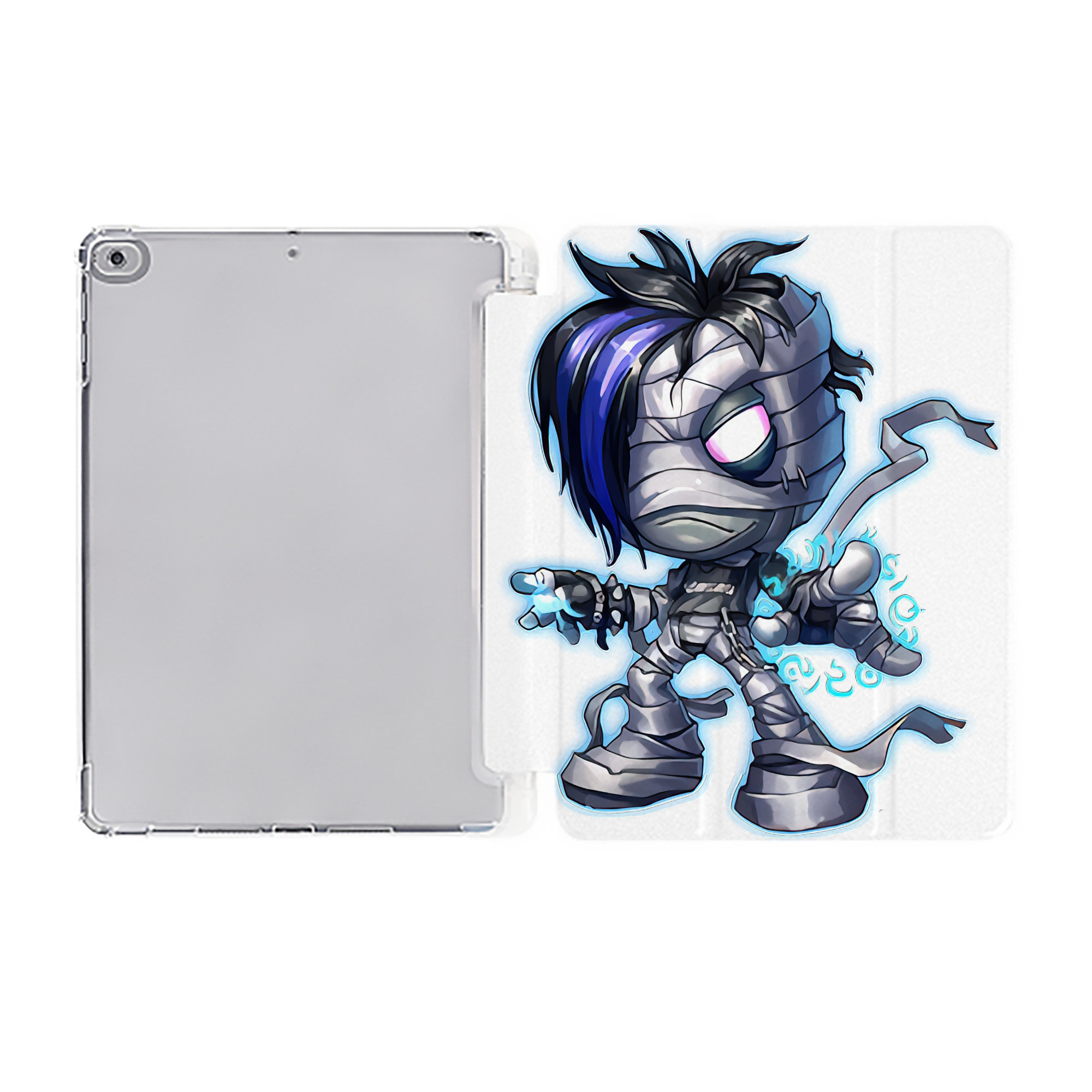 （画像用） リーグ・オブ・レジェンド League of Legends LOL IPad ケース ペン収納付き 三つ折りスタンド PUレザー×シリコン 対応機種9.5/10.5/10.9インチ